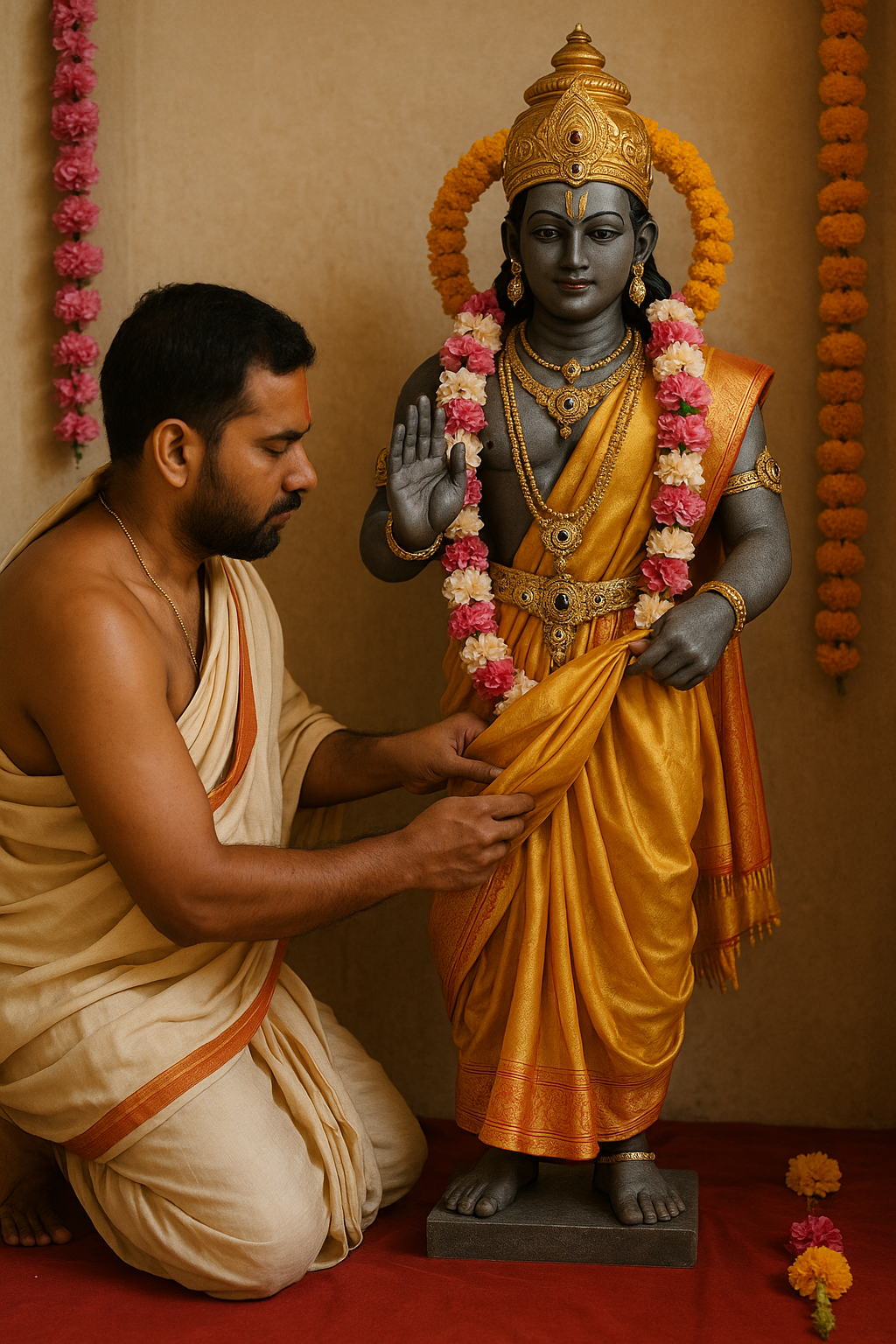 🌸 The Art of Dressing Bhagwan Ji 🌸