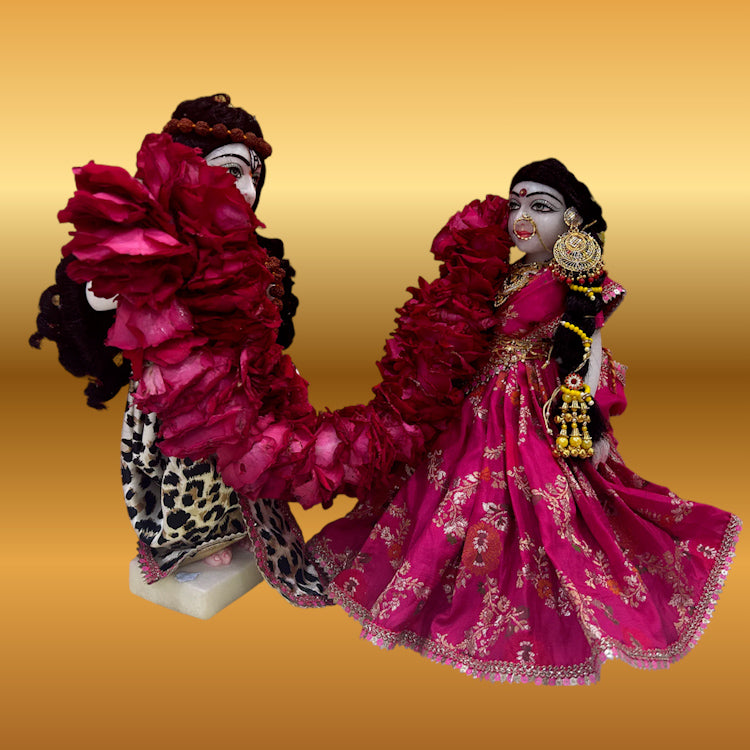 🌟 Gauri Shankar (Magenta & Cream)