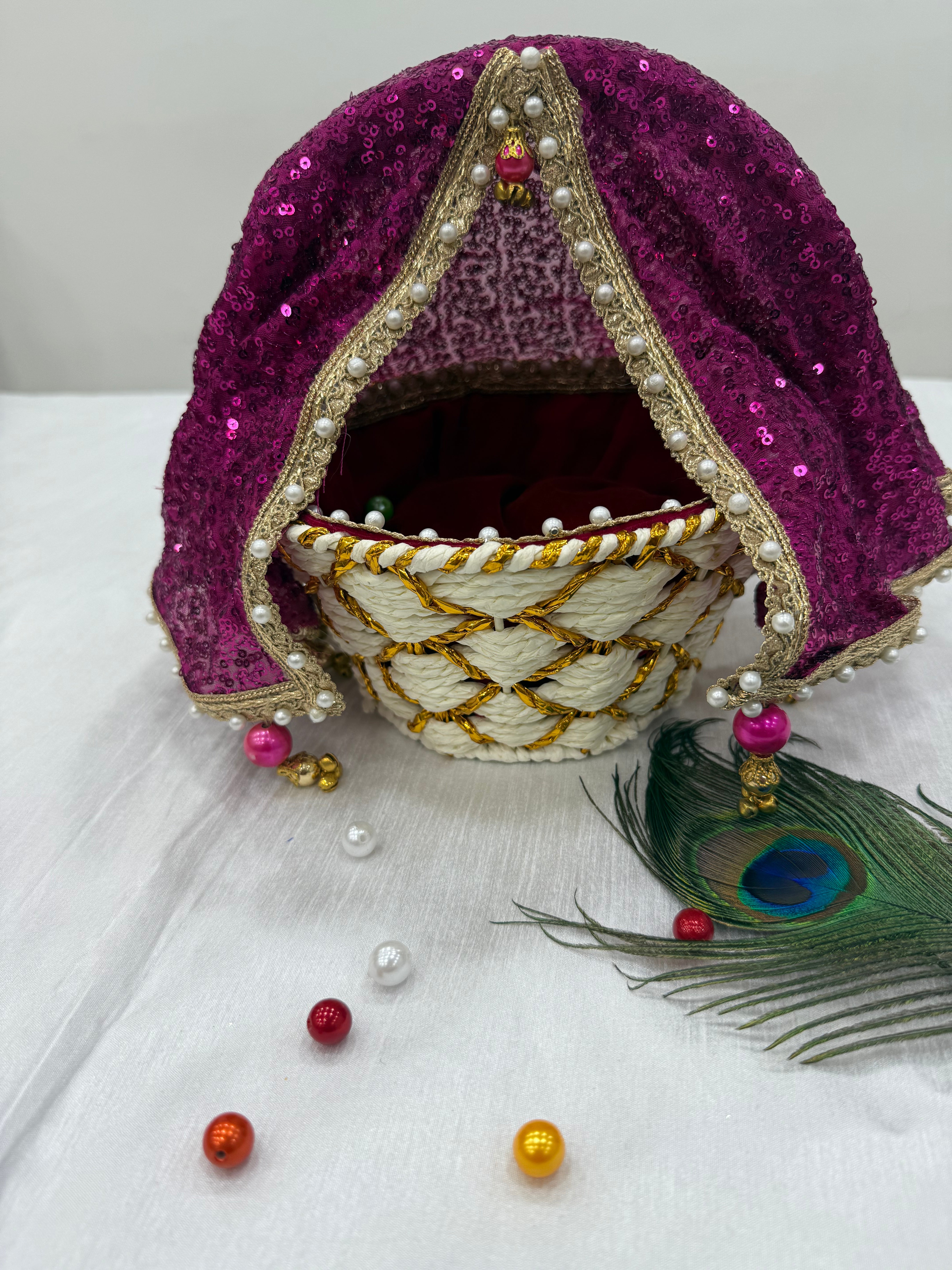 Purple/Magenta Singhasan