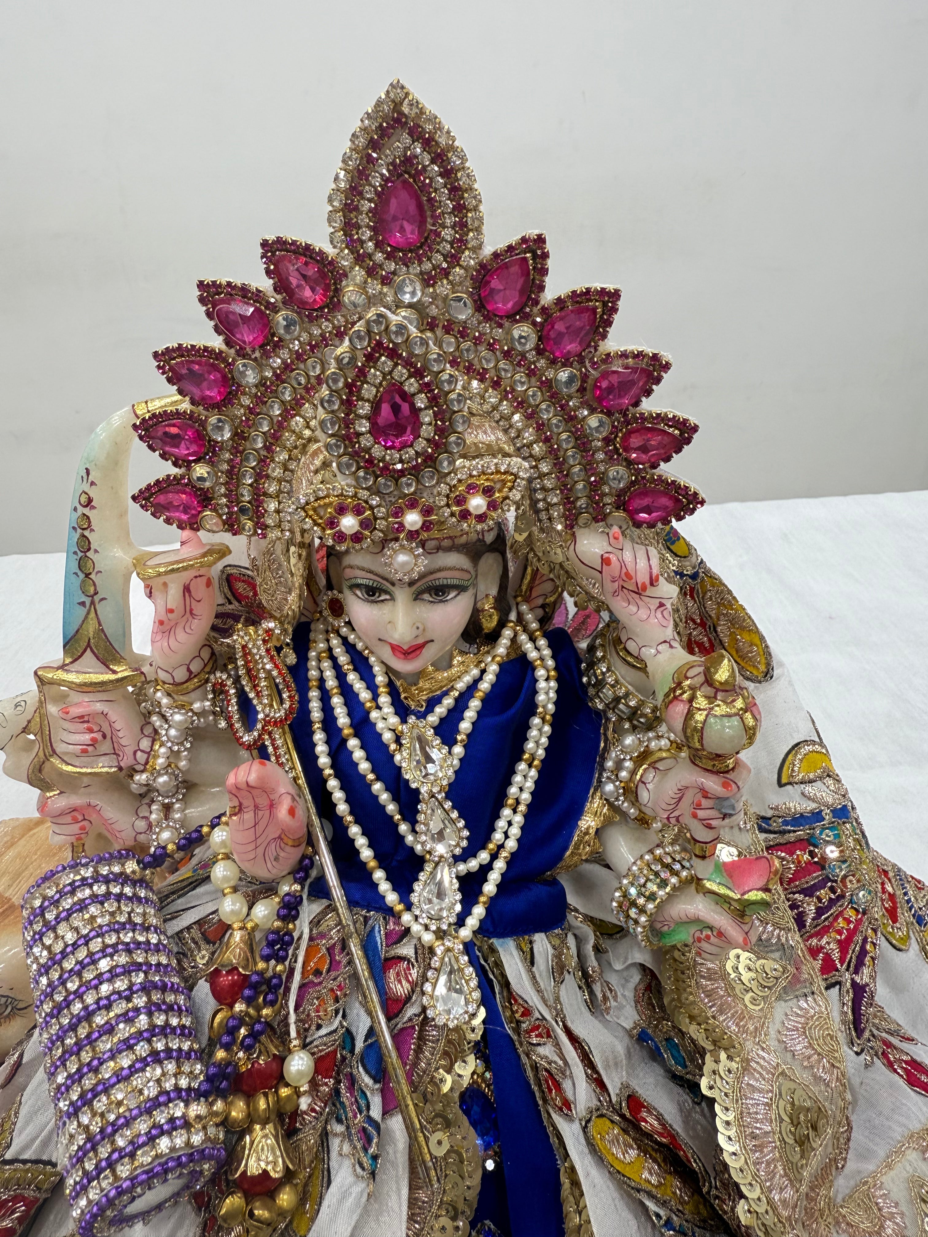 🌟 Mata Rani (Royal blue with multi colour)