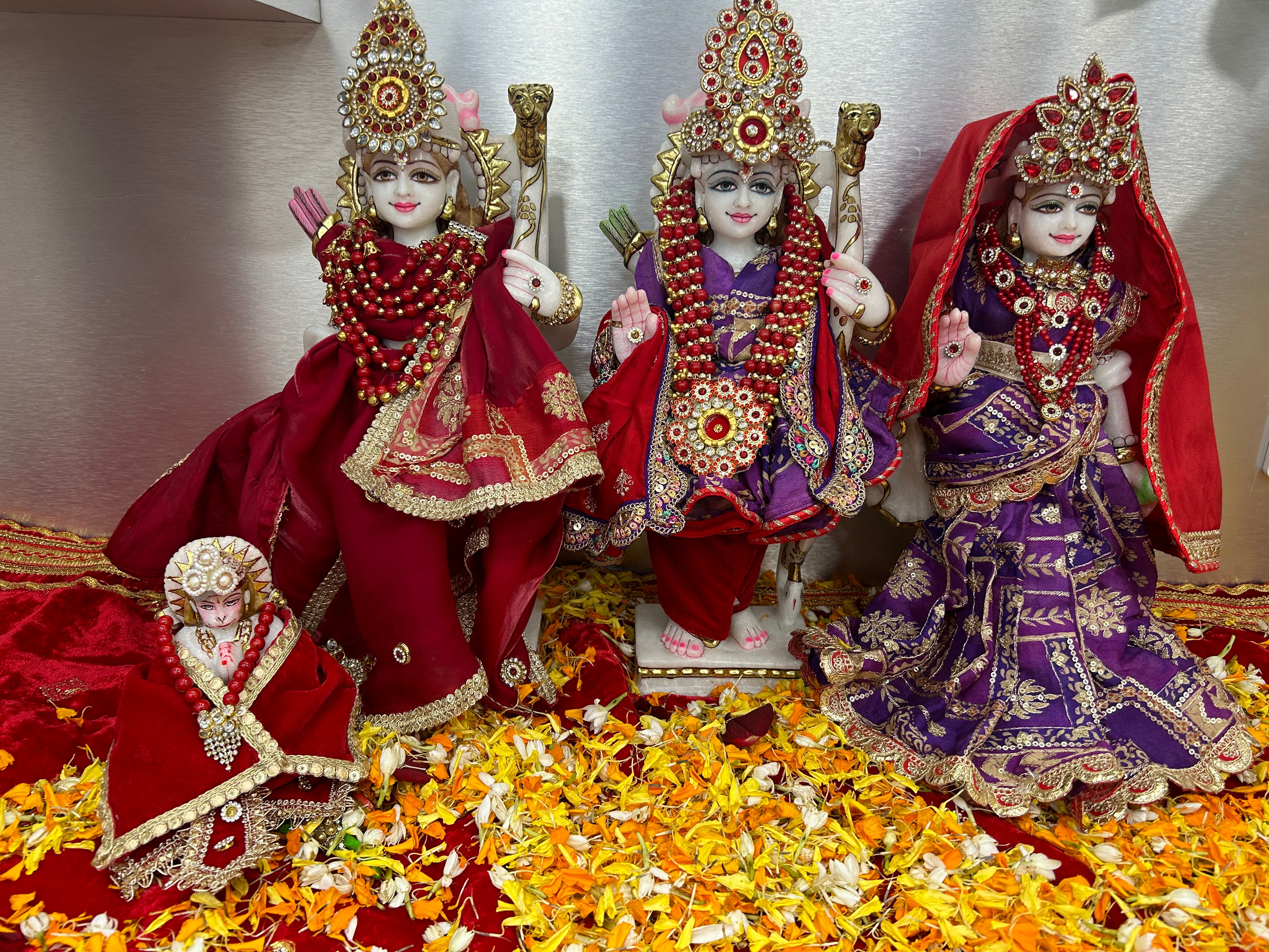 🌟 Ram Darbar (purple with red contrast)