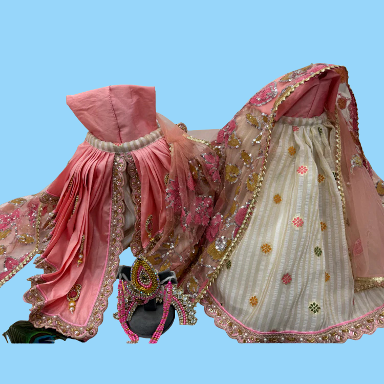 🌟 Gauri Shankar (Light Pink & Cream)