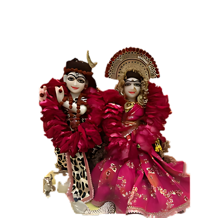 🌟 Gauri Shankar (Magenta & Cream)