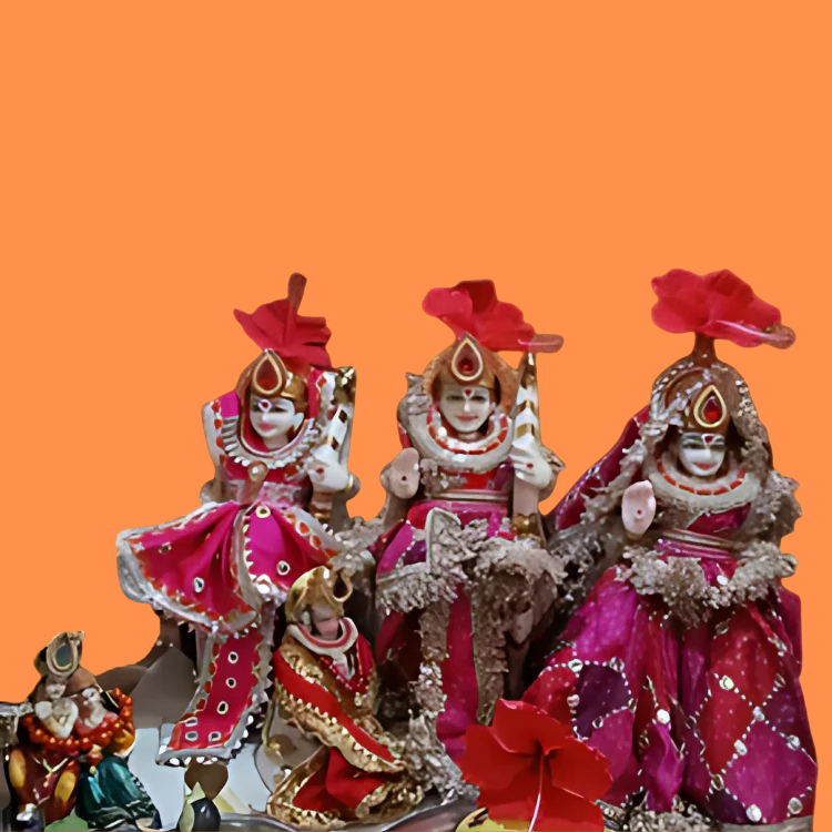 🌟 Ram Darbar (Red & Neon pink)