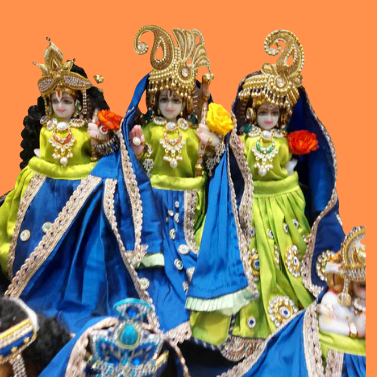 🌟 Ram Darbar (Blue and Lime Green)