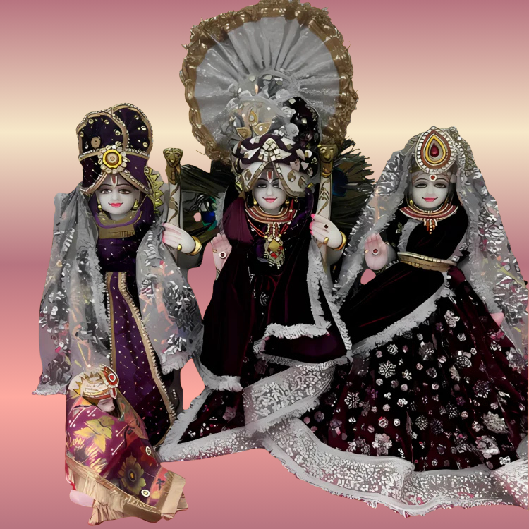 🌟 Ram Darbar (Dark Purple with Silver outline)