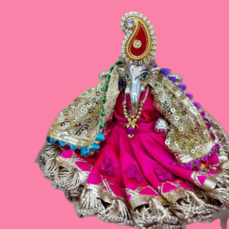 🌟 Ganesh ji (Pink & Cream)