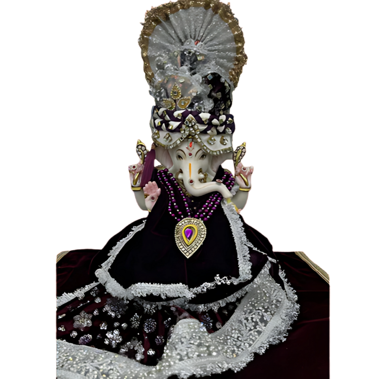 🌟 Ganesh ji (Dark Violet)