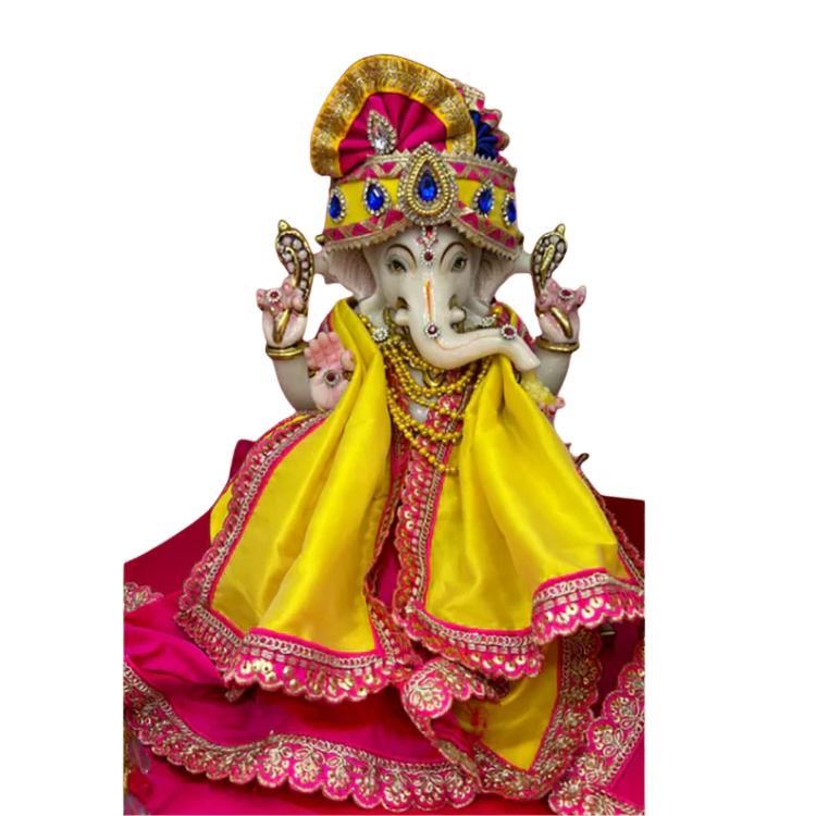 🌟 Ganesh ji (Yellow & Pink)