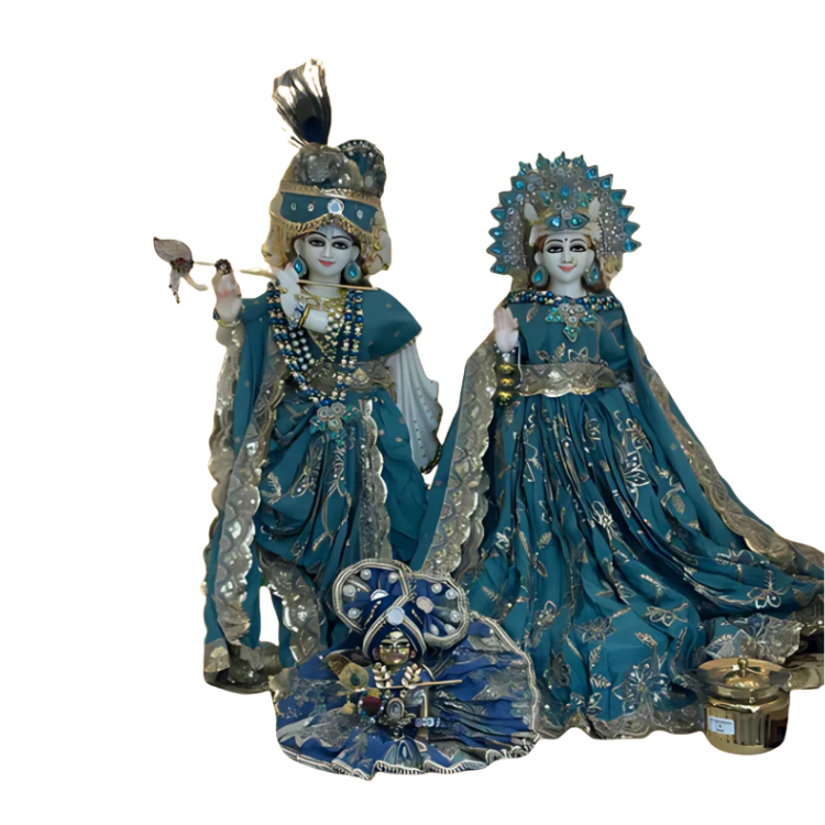 🌟 Radha Krishna (Blue Sapphire)