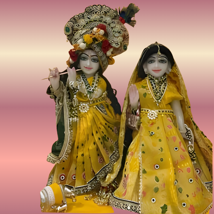 🌟 Radha Krishna (Yellow)