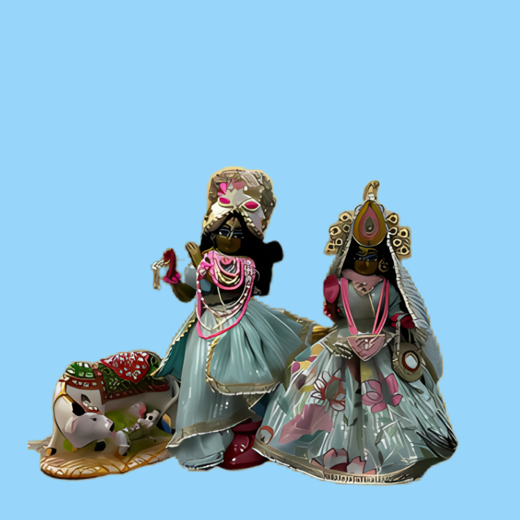 🌟 Radha Krishna (Seafoam Green)
