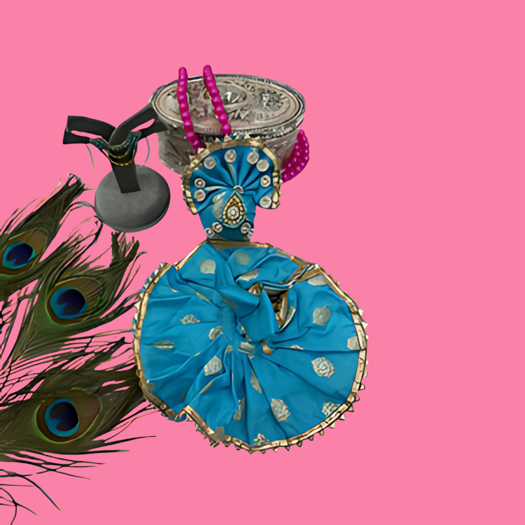 Laddu gopal (Sky Blue)