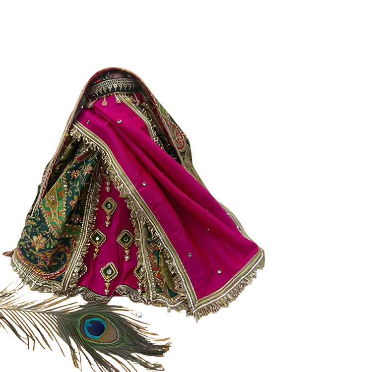 🌟 Mata Rani (Dark Pink & Dark Green)