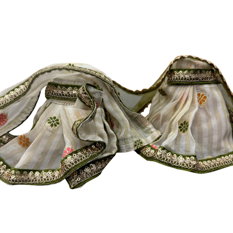 🌟 Gauri Shankar (White with green outline)
