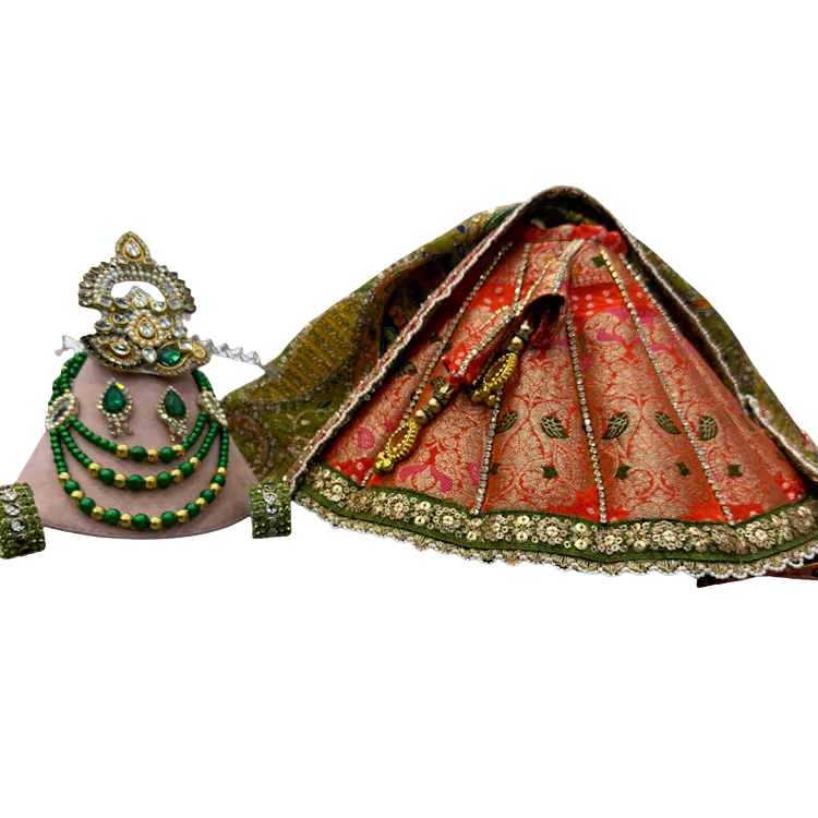 🌟 Gauri Shankar (Orange & Dark Green)