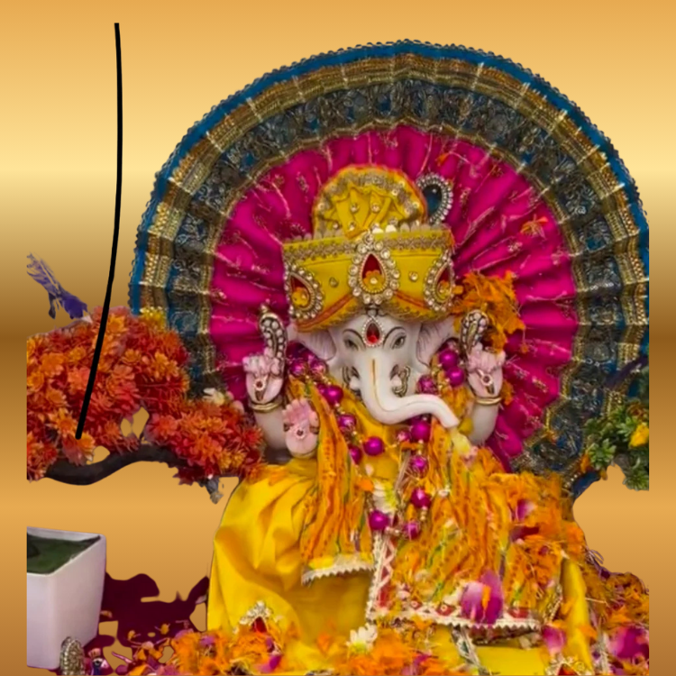 🌟 Ganesh ji (Saffron)