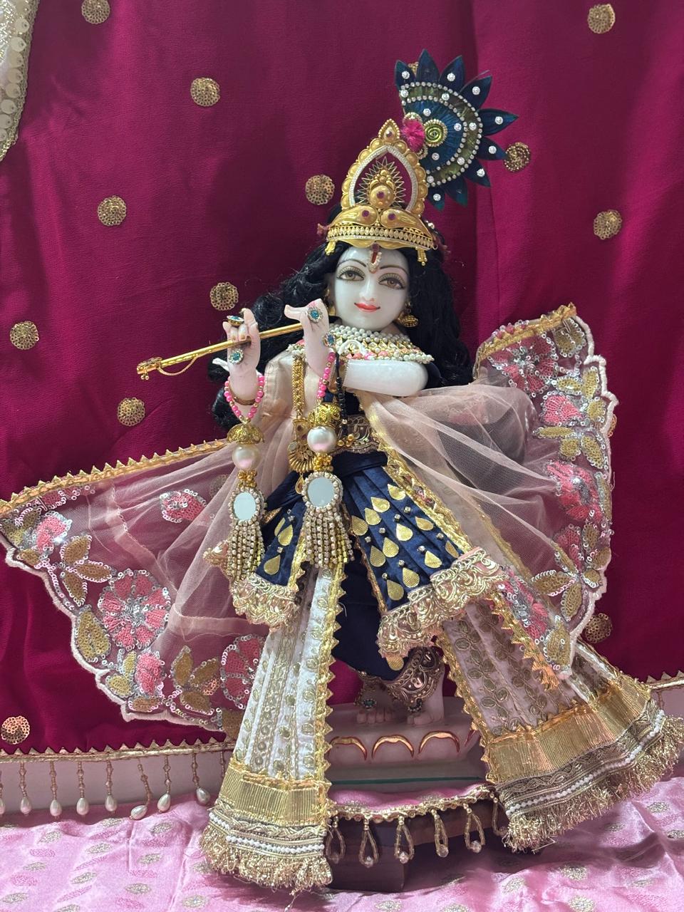 🌟 Radha Krishna Regular Poshak Set (for 14"-18")