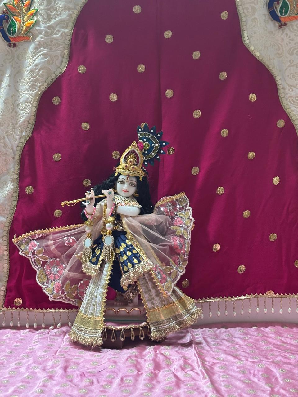 🌟 Radha Krishna Regular Poshak Set (for 14"-18")