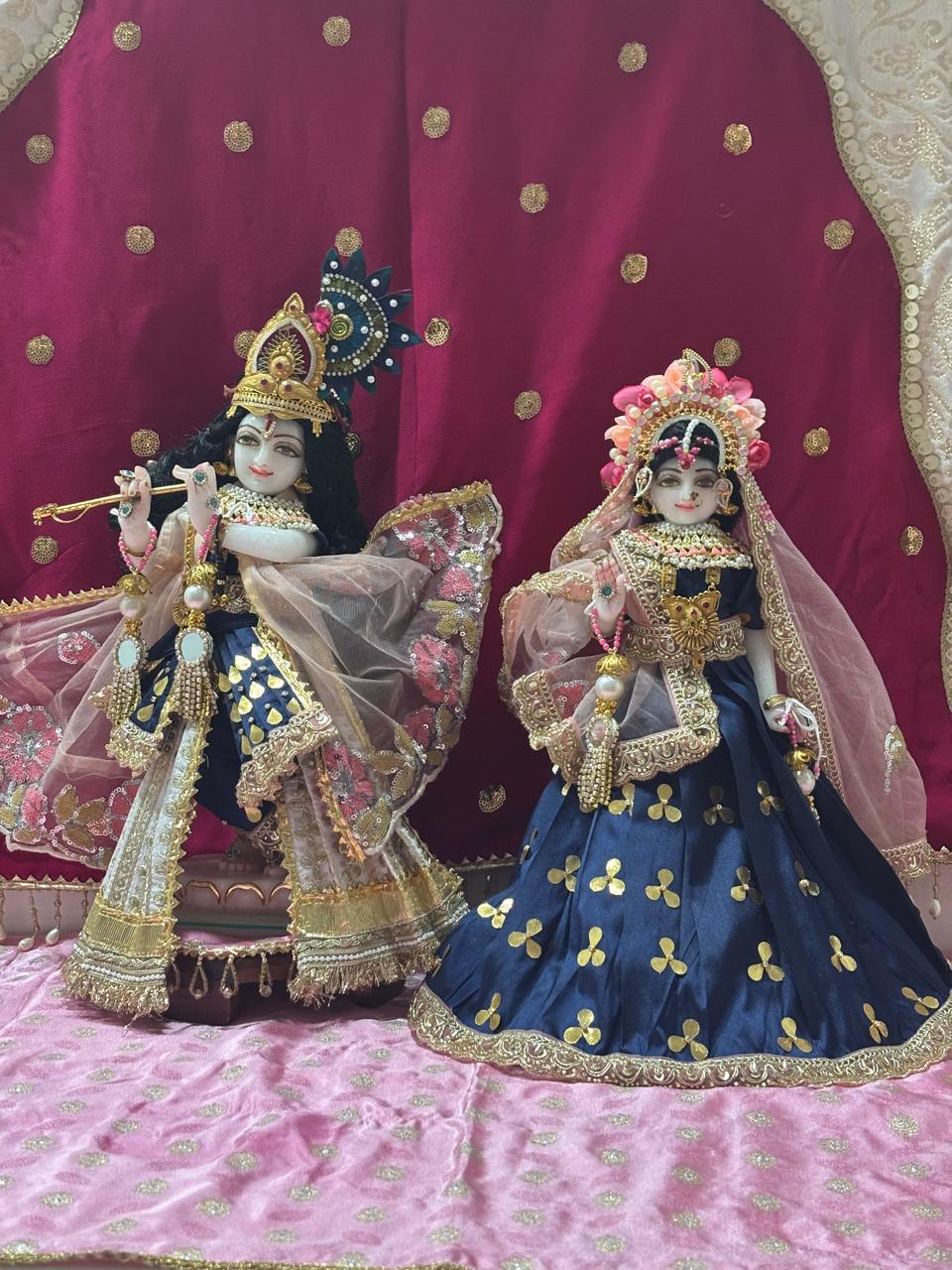 🌟 Radha Krishna Regular Poshak Set (for 14"-18")