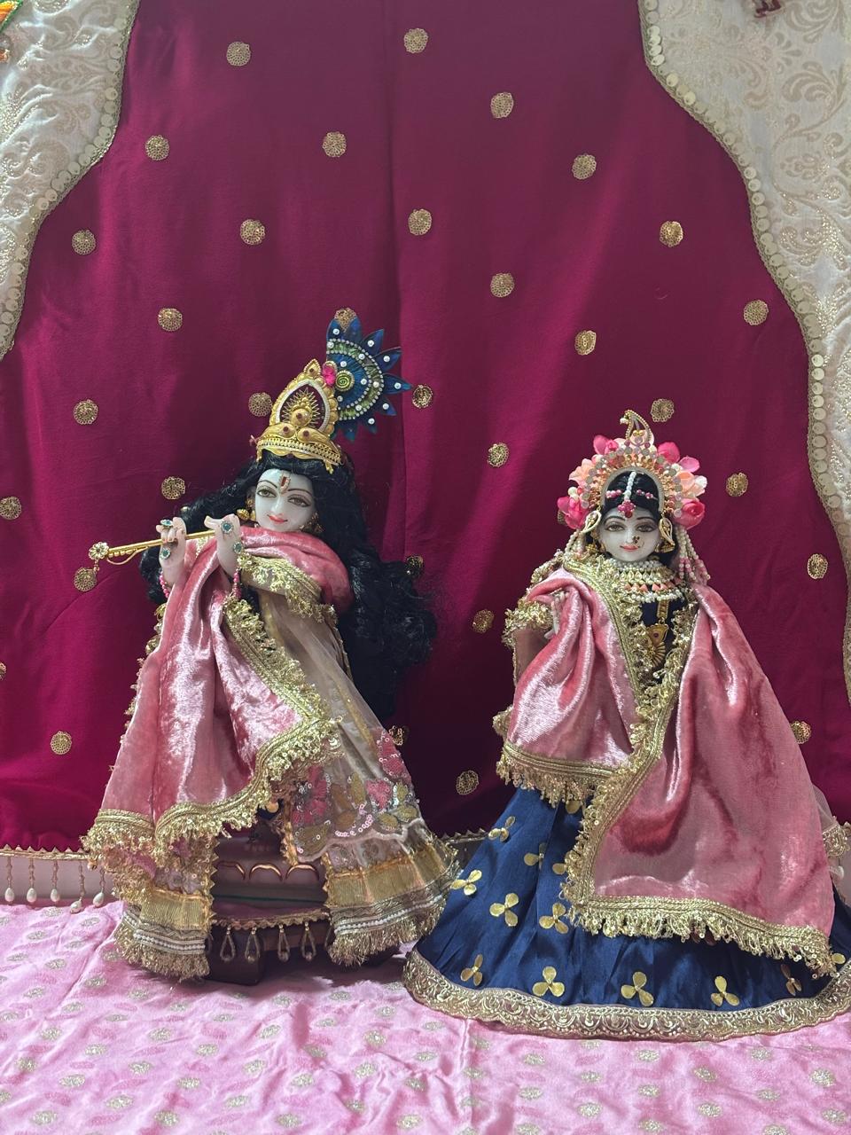 🌟 Radha Krishna Regular Poshak Set (for 14"-18")