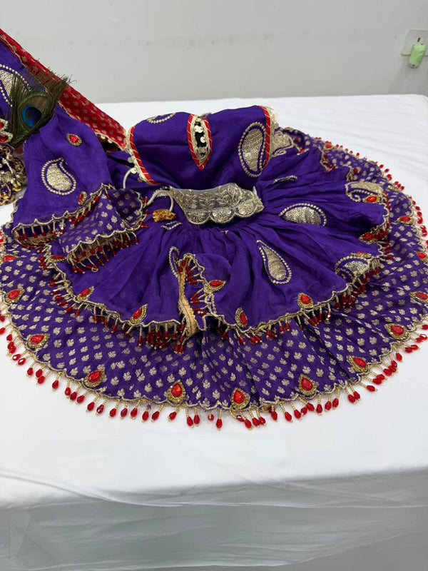 Pure Cotton Laddu Gopal Poshak