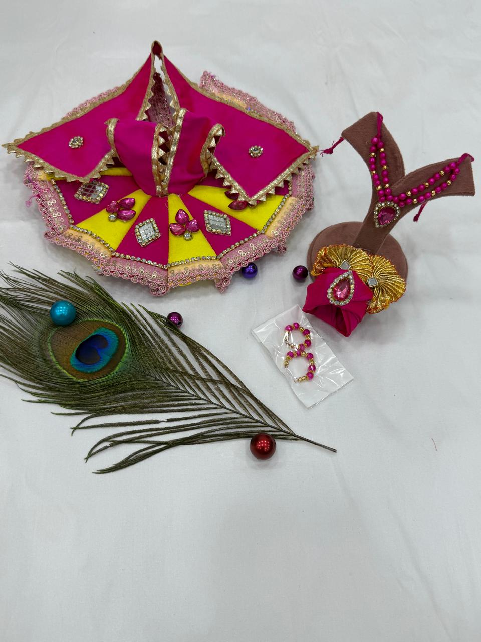 Premium Pure Cotton Laddu Gopal Ji Poshak