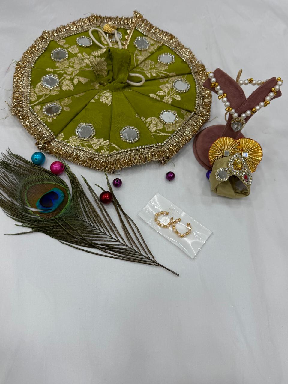 Premium Pure Cotton Laddu Gopal Ji Poshak