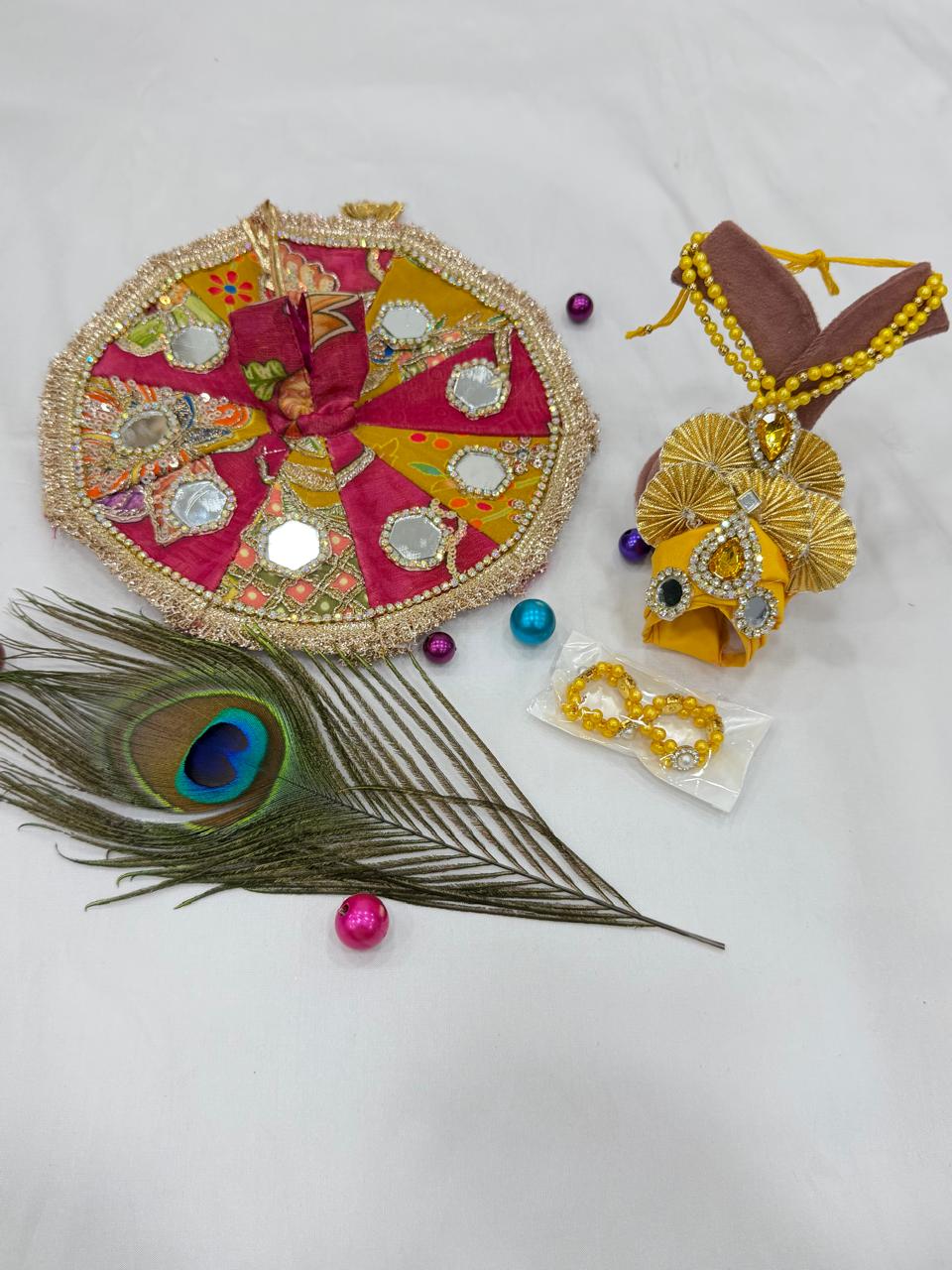 Premium Pure Cotton Laddu Gopal Ji Poshak