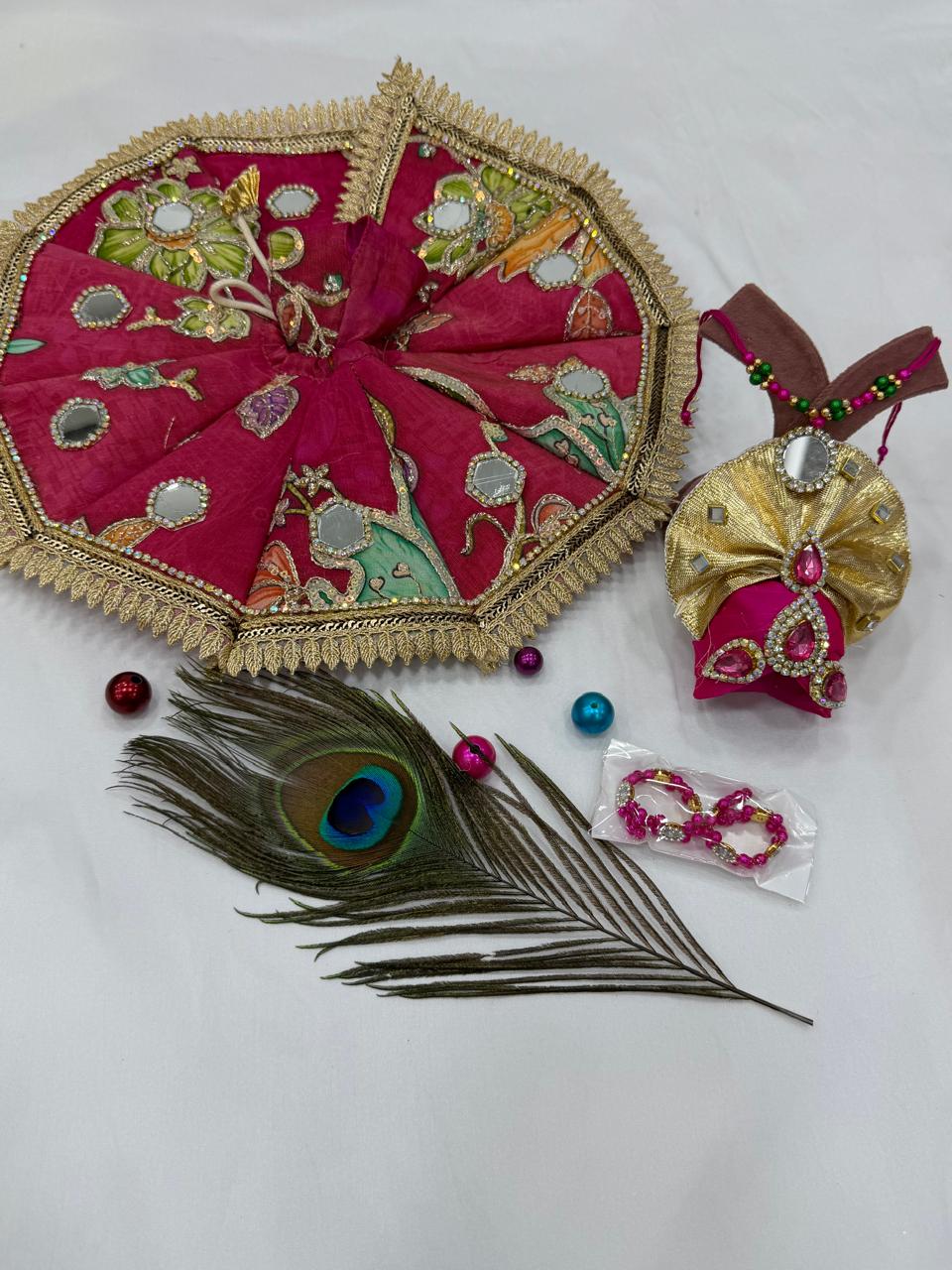 Premium Pure Cotton Laddu Gopal Ji Poshak