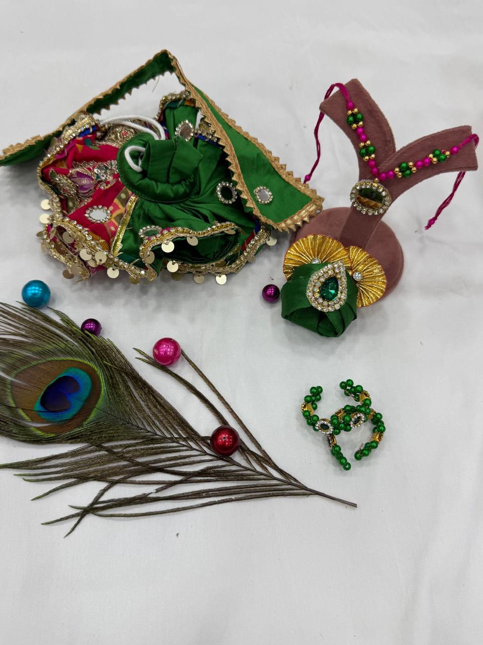 Premium Pure Cotton Laddu Gopal Ji Poshak