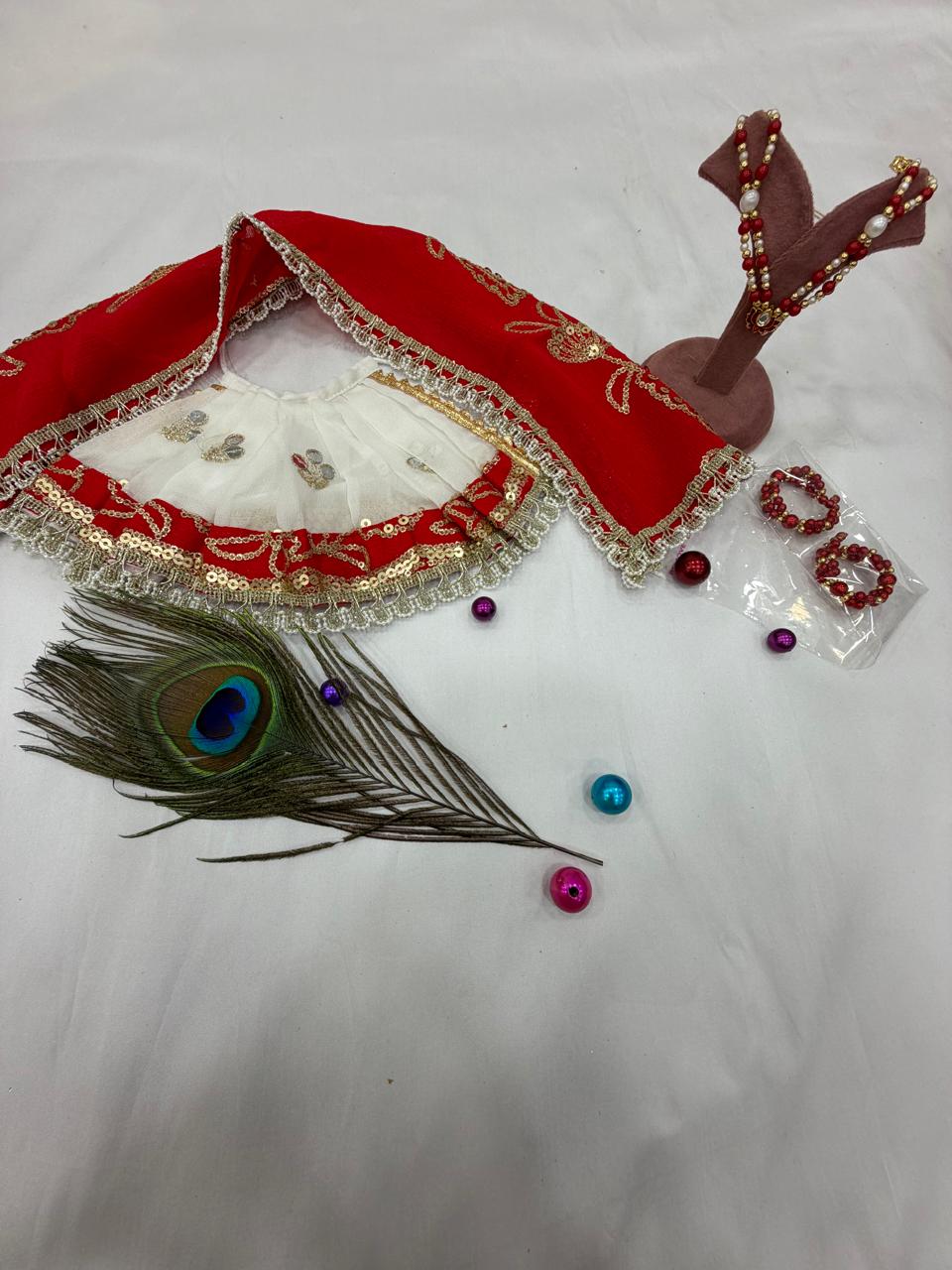 Premium Pure Cotton Laddu Gopal Ji Poshak