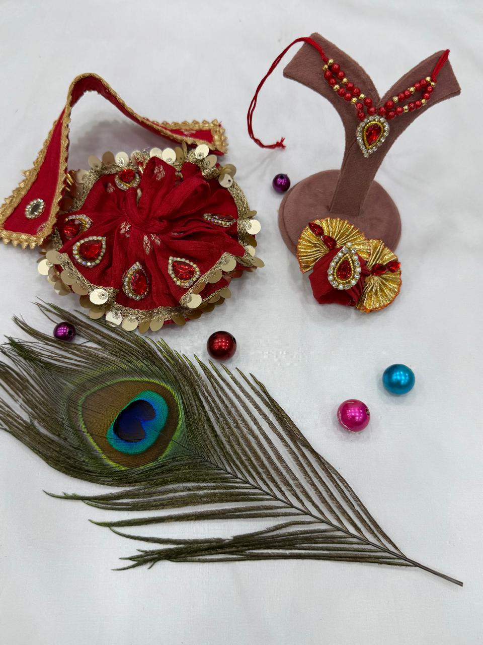 Premium Pure Cotton Laddu Gopal Ji Poshak