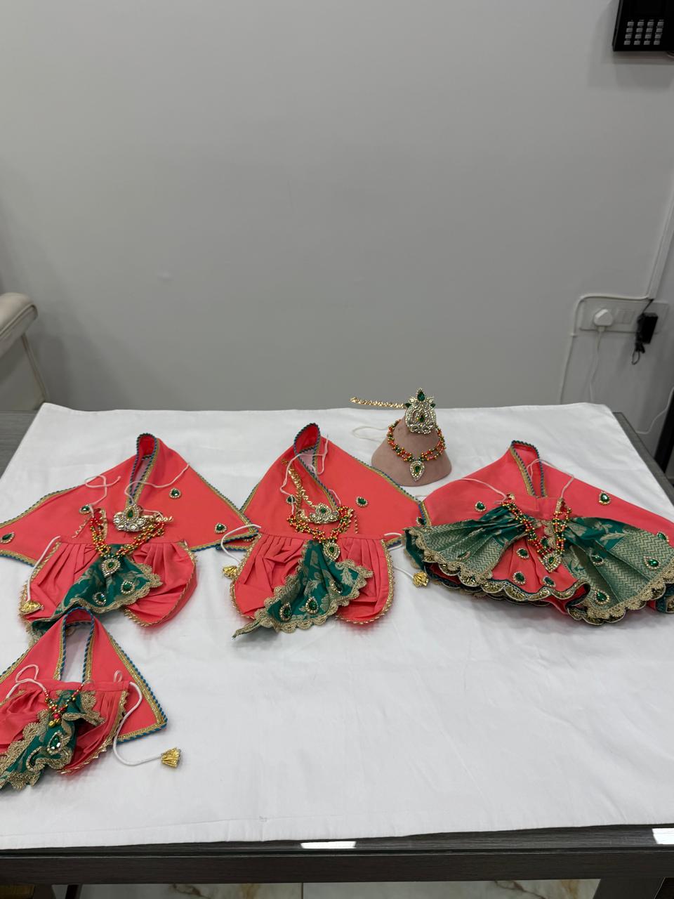 🙏 Ram Darbar Poshak Set – 6 Inch | Complete Set with Accessories
