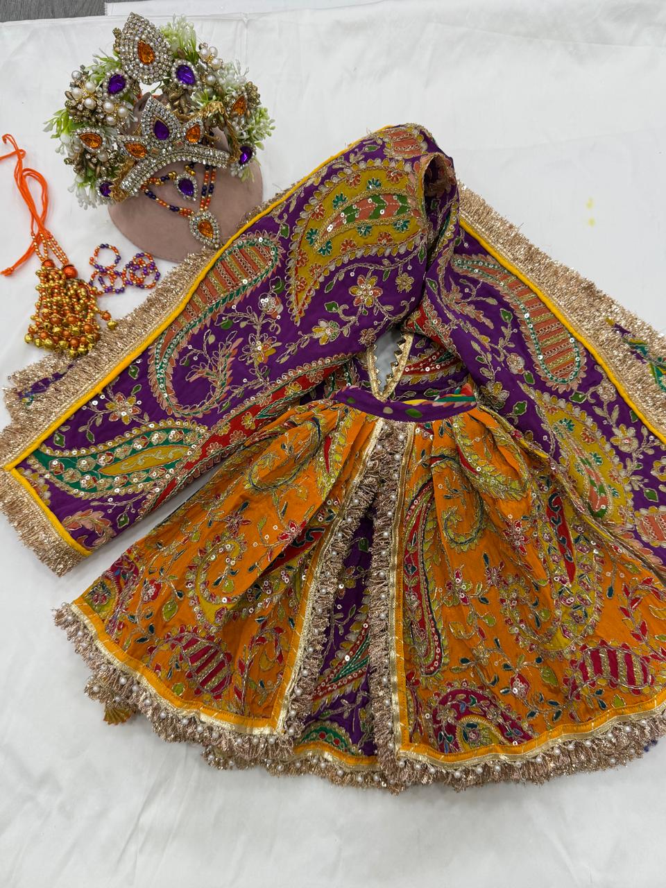 Mata Rani Poshak Set || 6 Inch
