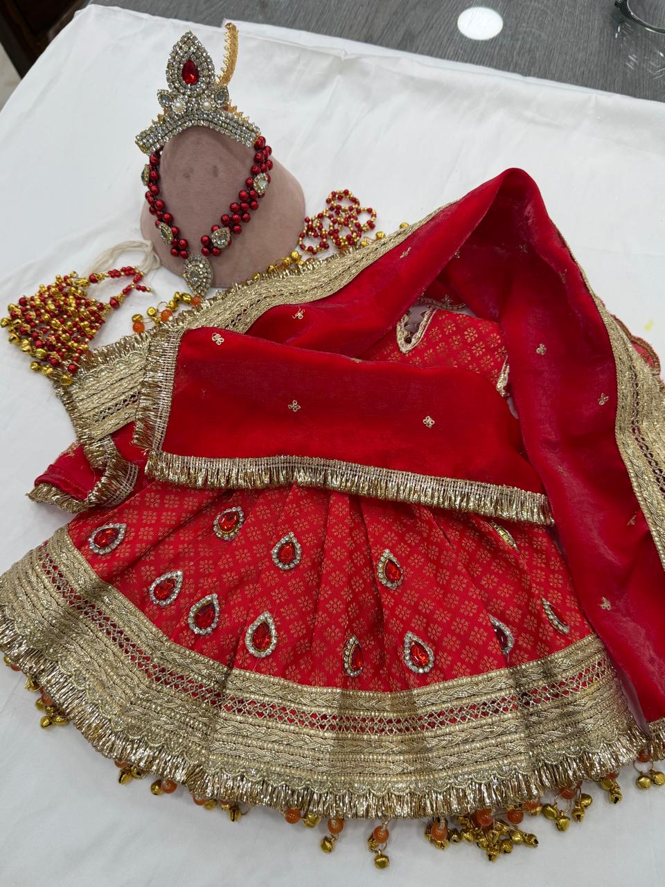 🌟 Premium Mata Rani Poshak Set