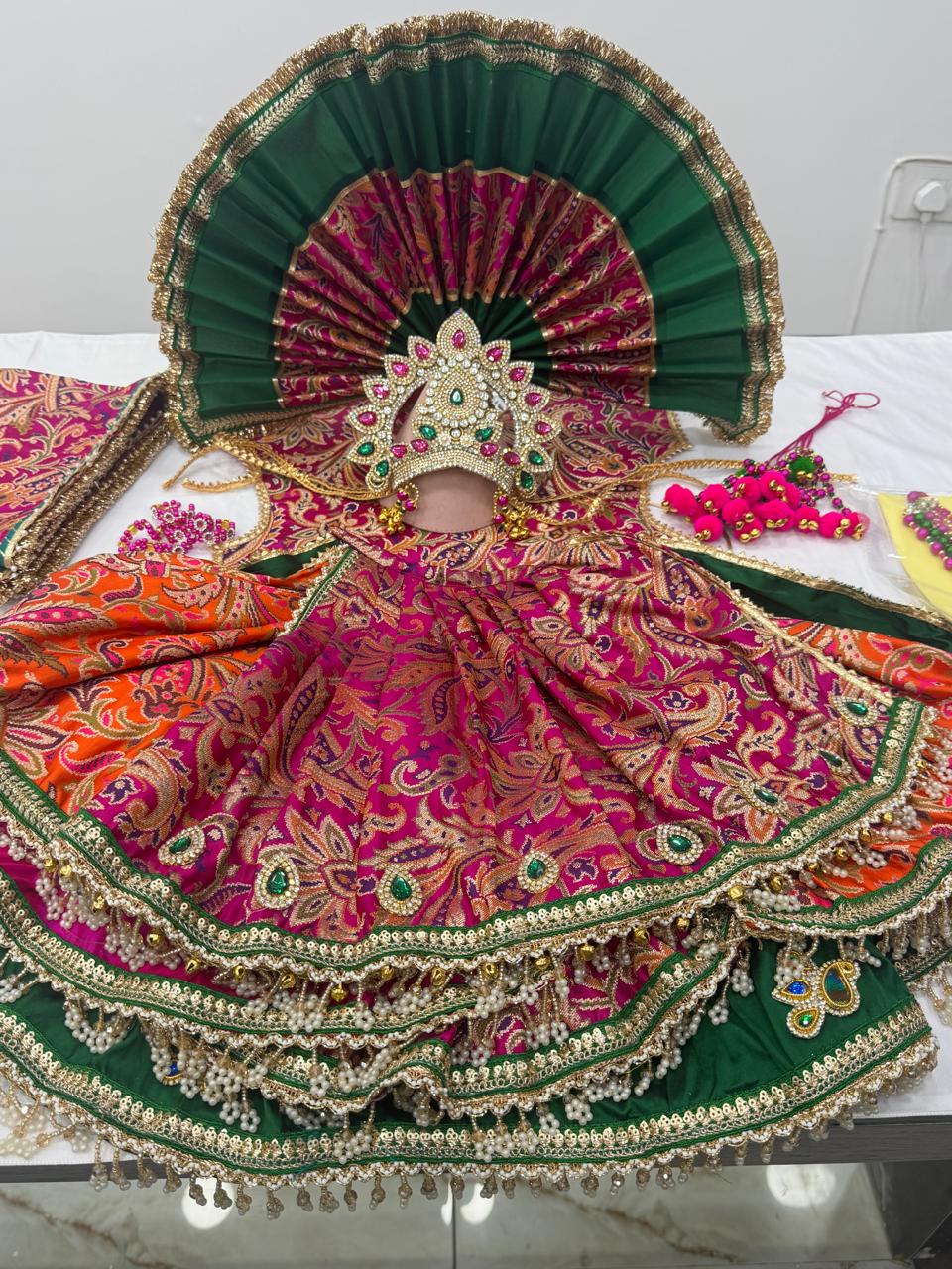 🌟 Premium Mata Rani Poshak Set
