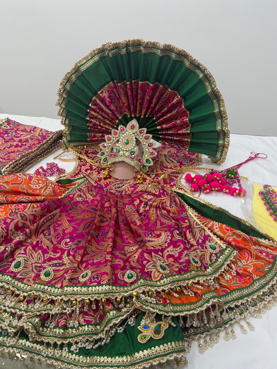Mata Rani Poshak Set || 18 Inch