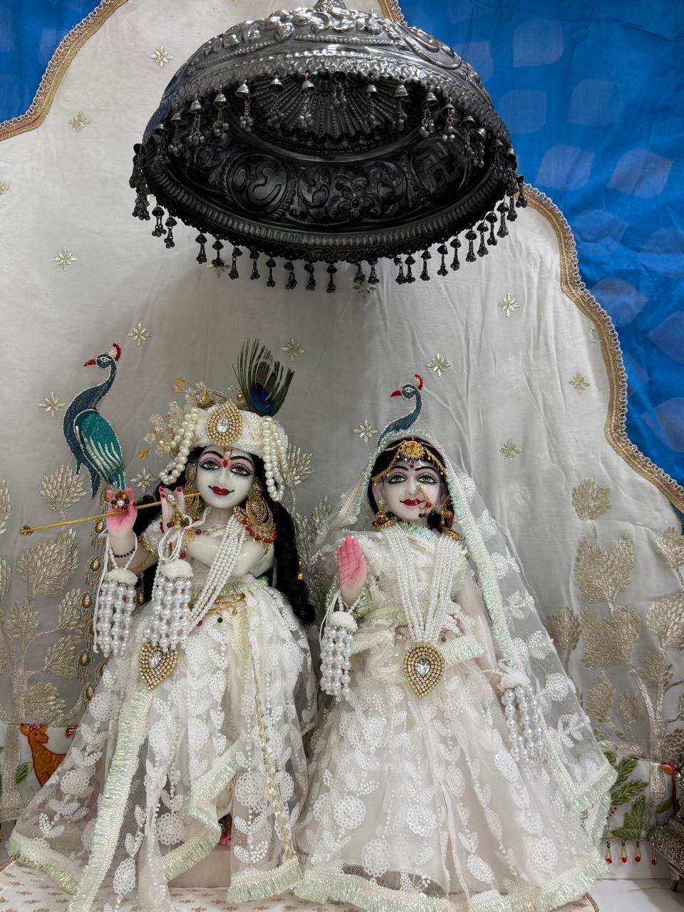 Radha Krishna Ji Poshak & Matching Shringar Set || 10 Inch