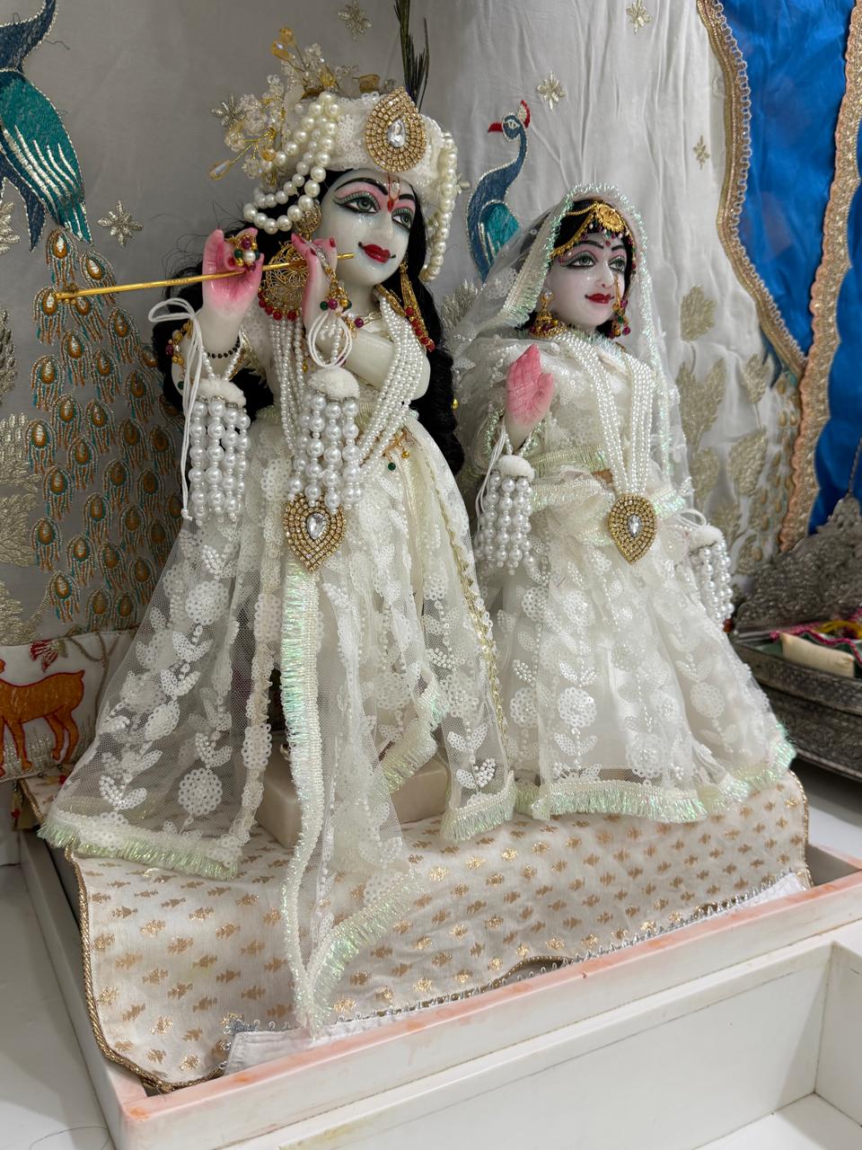Radha Krishna Ji Poshak & Matching Shringar Set || 10 Inch