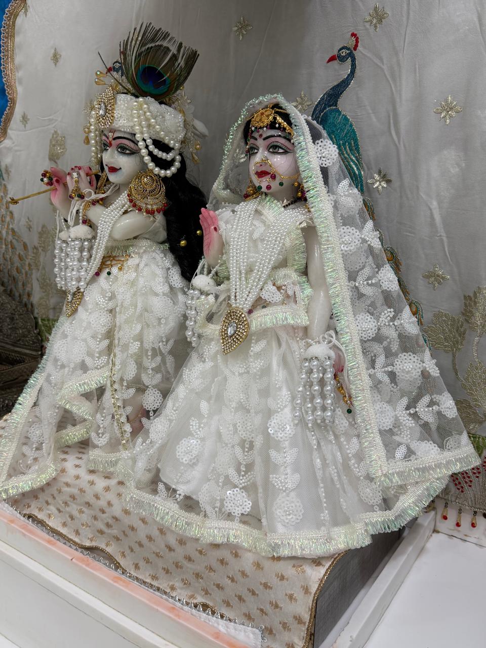 Radha Krishna Ji Poshak & Matching Shringar Set || 10 Inch