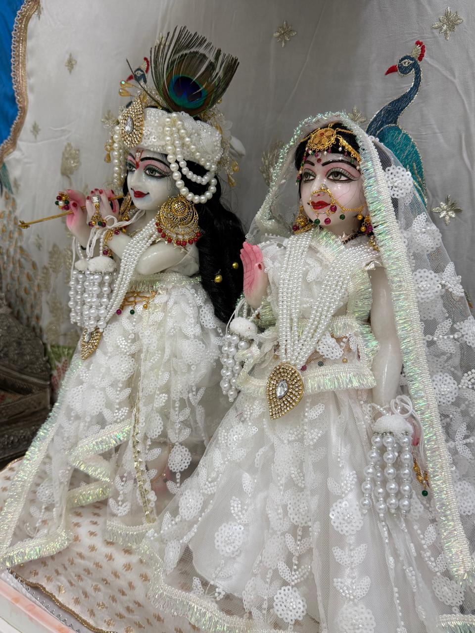 Radha Krishna Ji Poshak & Matching Shringar Set || 10 Inch