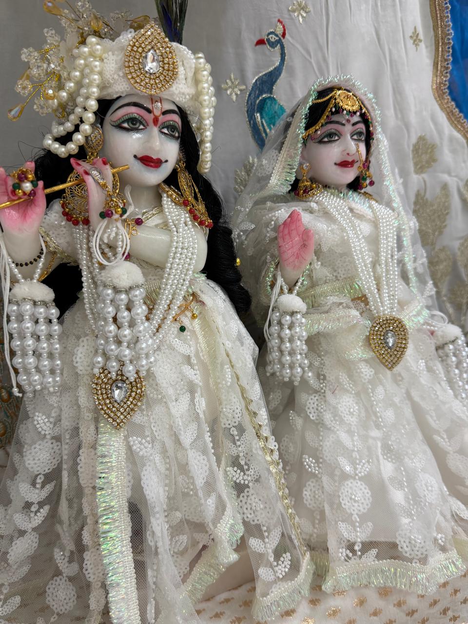 Radha Krishna Ji Poshak & Matching Shringar Set || 10 Inch