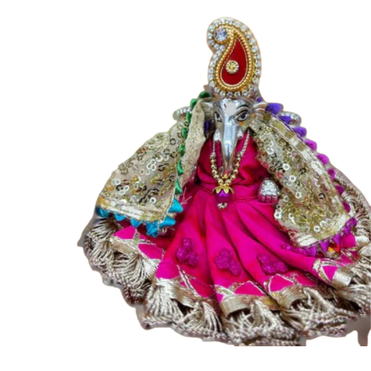 🌟 Ganesh ji (Pink & Cream)