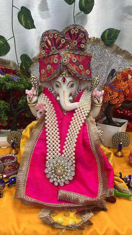 🌟 Ganesh ji (Yellow & Dark Pink)