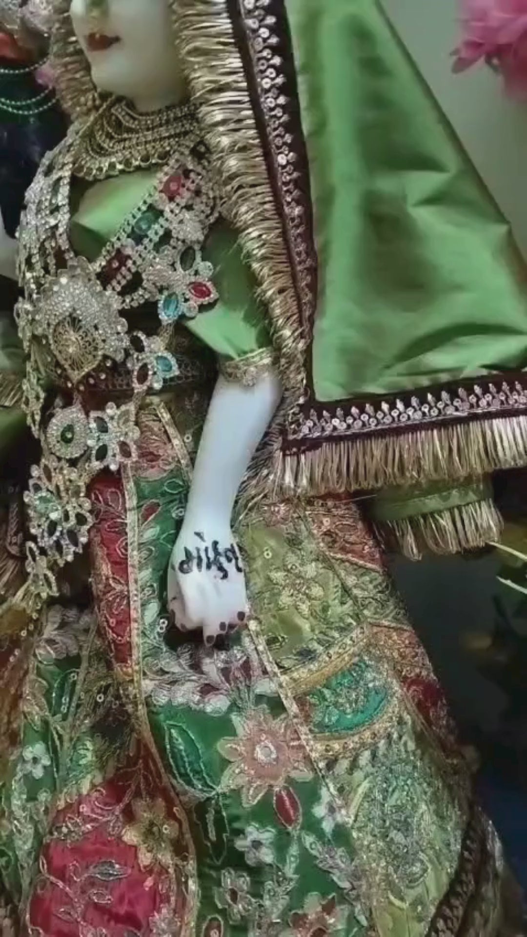 Load video: Royal Radha Krishna Poshak