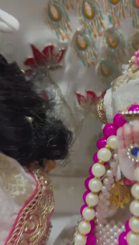 Load video: 🌟 Radha Krishna (Offwhite colour)