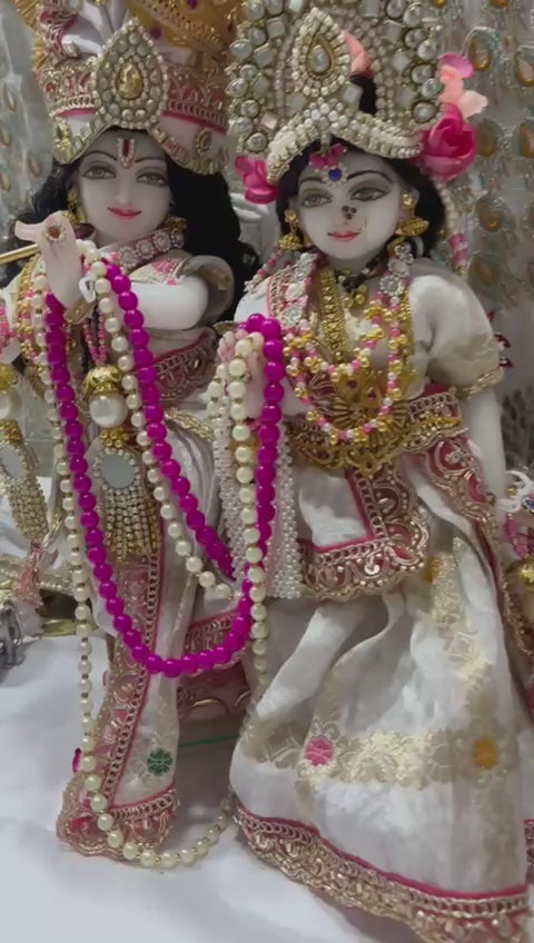 Load video: 🌟 Radha Krishna (Offwhite colour)