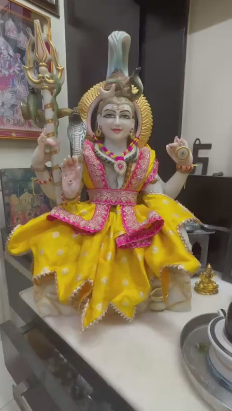 Load video: 🌟 Gauri Shankar (Citrus Splash with Pink)