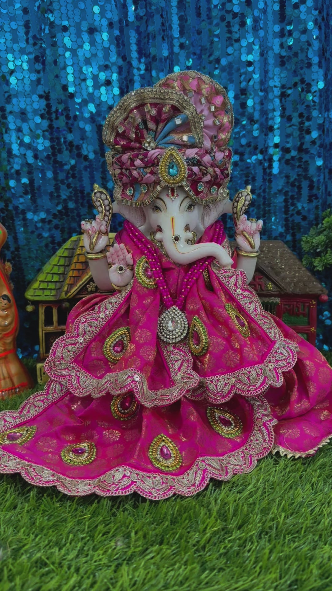 Load video: 🌟 Ganesh ji (Dark Pink)